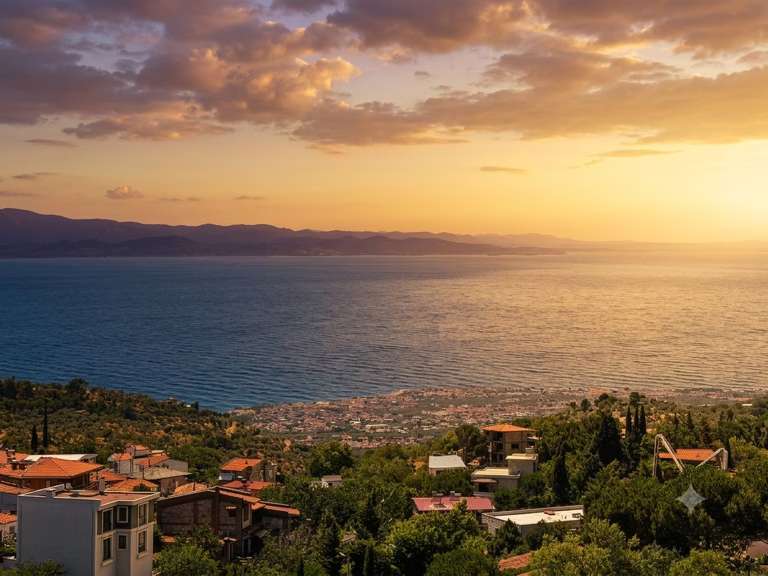 Çamlıbel'de Satılık Dubleks, Deniz Manzaralı, Geniş Teraslı